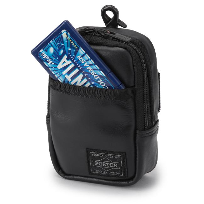 【人気】PORTER ALOOF WAIST BAG ポーター アルーフ レザー ポーター アルーフ ポーチ 023-03762 PORTER ALOOF 吉田カバン 小物