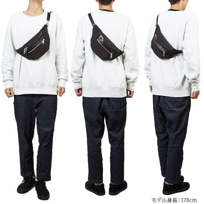 アッソブ シュリンクナイロン ウエストバッグ A2SOV 091705