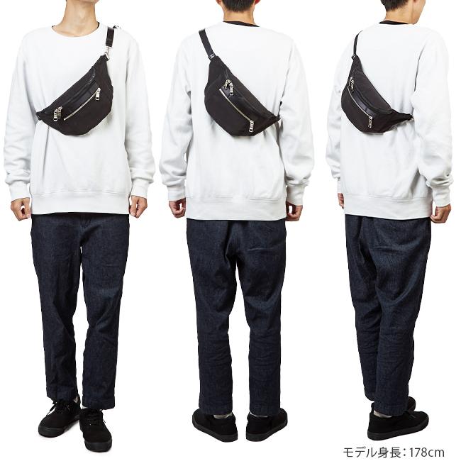 アッソブ シュリンクナイロン ウエストバッグ A2SOV 091705