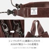 アッソブ ウォータープルーフスエード ショルダーバッグ A2SOV 091754