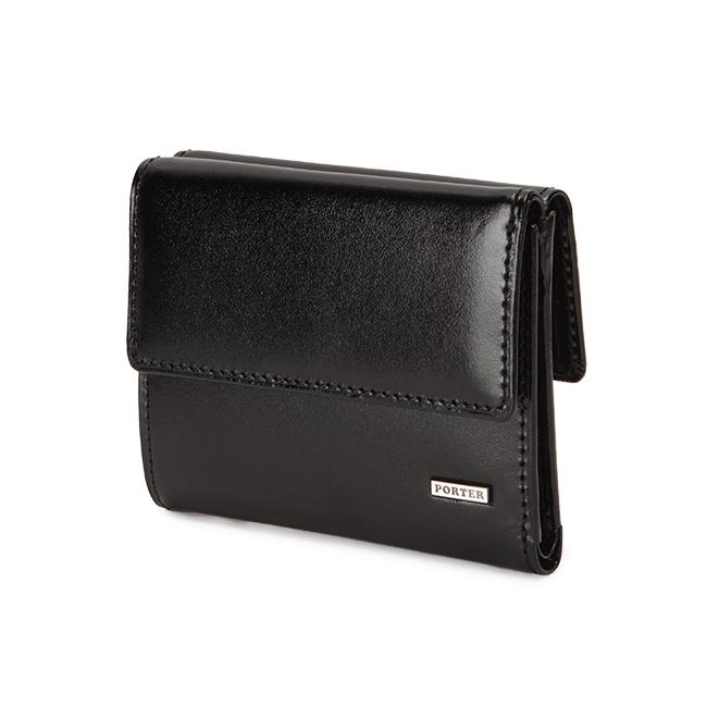 ポーター　コンパクト財布　黒 ポーター シーン ウォレット 110-02971 PORTER SHEEN 吉田カバン 三