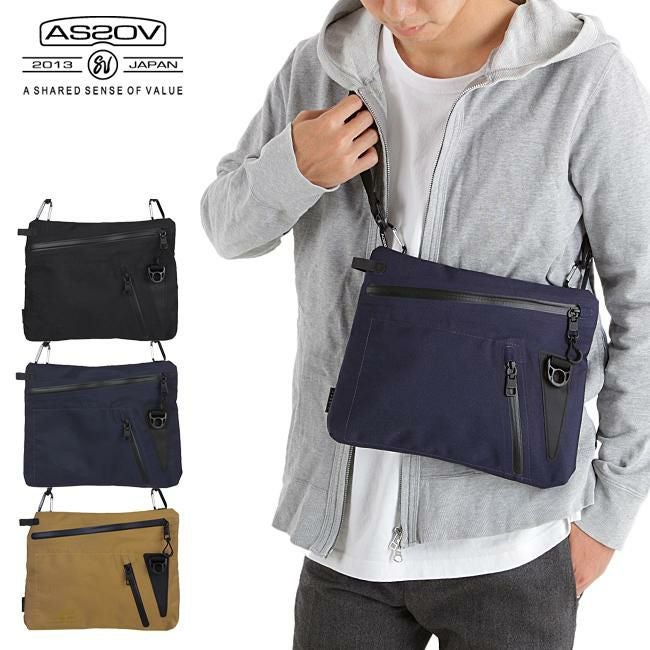 アッソブ ウォータープルーフコーデュラ305D サコッシュ A2SOV 141603