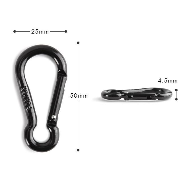 メール便選択で送料無料 ポーター カラビナ メンズ レディース ブランド アルミ ブラック シルバー シンプル 軽量 吉田カバン PORTER 170-c