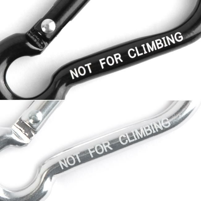 メール便選択で送料無料 ポーター カラビナ メンズ レディース ブランド アルミ ブラック シルバー シンプル 軽量 吉田カバン PORTER 170-c