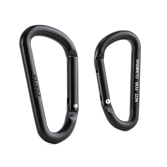 メール便選択で送料無料 ポーター カラビナ メンズ レディース ブランド アルミ ブラック シルバー シンプル 軽量 吉田カバン PORTER 180-d