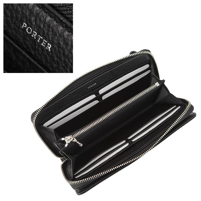 sai✩ 価格交渉OK✩ 専用PORTER ブラック レザー 長財布 PORTER ポーター スプレンダー ロングウォレット 261-03893 長財布
