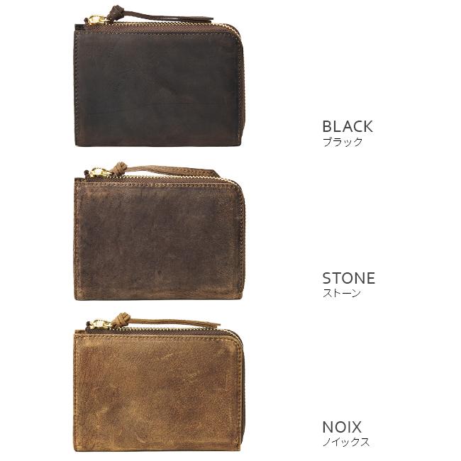 SLOW スロウ 二つ折り財布 L字ファスナー クーズー ミドルウォレット