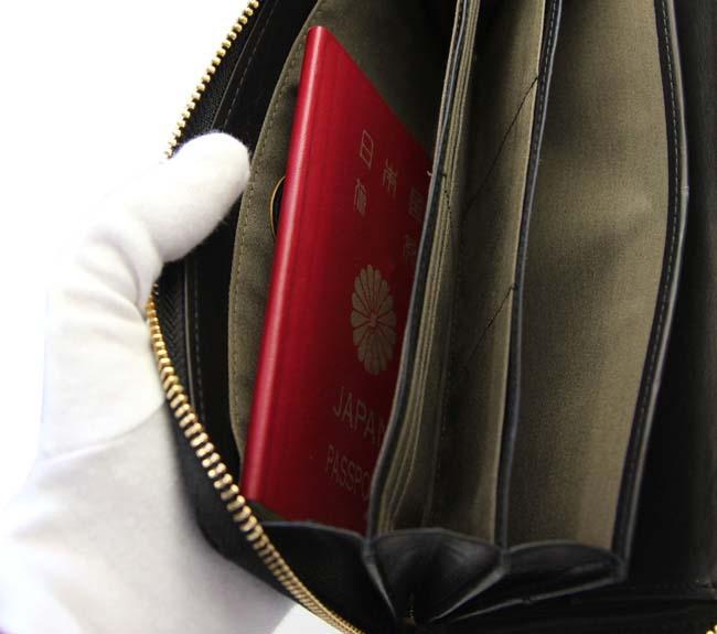 ポーター ワイズ ロングウォレット 341-01318 PORTER 財布 長財布 ラウンドファスナー box型小銭入れ 通帳 本革 馬革 緑 黒