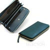 ポーター ワイズ ロングウォレット 341-01318 PORTER 財布 長財布 ラウンドファスナー box型小銭入れ 通帳 本革 馬革 緑 黒