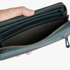 ポーター ワイズ ロングウォレット 341-01318 PORTER 財布 長財布 ラウンドファスナー box型小銭入れ 通帳 本革 馬革 緑 黒