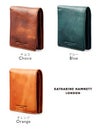 キャサリンハムネット フルイド 二つ折り財布 KATHARINE HAMNETT LONDON 490-59200