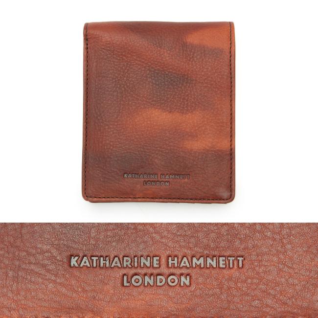 キャサリンハムネット フルイド 二つ折り財布 KATHARINE HAMNETT LONDON 490-59200