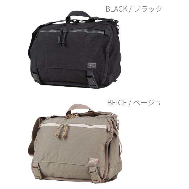 美品 PORTER クランカーズ ショルダー メッセンジャー バッグ ポーター ポーター クランカーズ ショルダーバッグ(L) 568-08174 吉田カバン