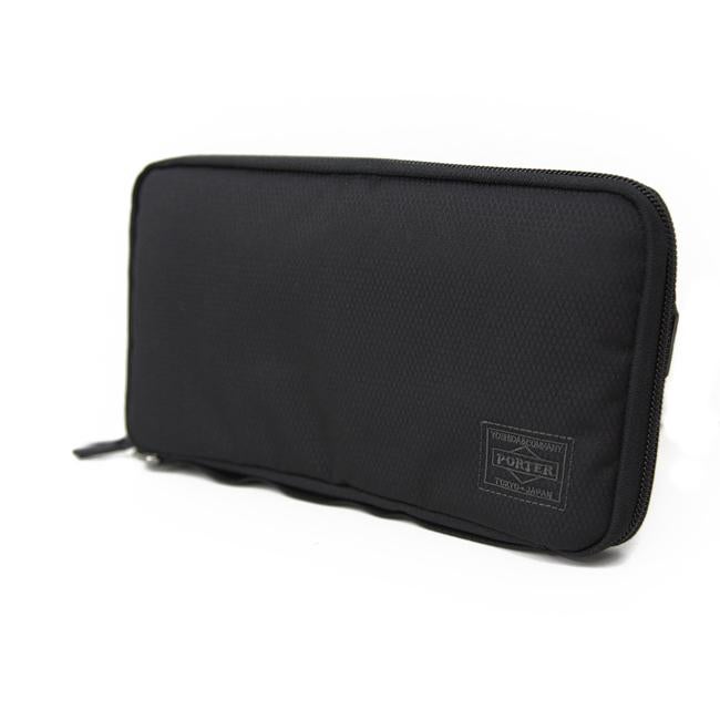 【びーしゃん】 美品　ポーター トラベルウォレット　長財布　黒 KICHIZO by Porter Classic キチゾウ バイ ポータークラシック