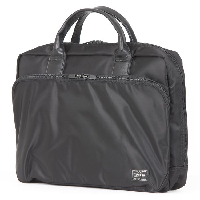 PORTER ポーター ビジネスバッグ ブリーフケース ブラック 美品 ポーター タイム 2WAYブリーフケース(S) 655-06168 吉田カバン