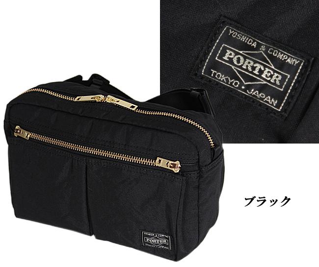 未使用【PORTER】ポーター　ウエストポーチ　ボディバッグ　吉田カバン PORTER ポーター リフト ウエストバッグ 822-06132 吉田カバン