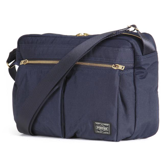 美品　ポーター　PORTER　ドラフト　ショルダーバッグ　ボディバッグ　紺 ポーター ドラフト ショルダーバッグ(S) 656-06174 吉田カバン