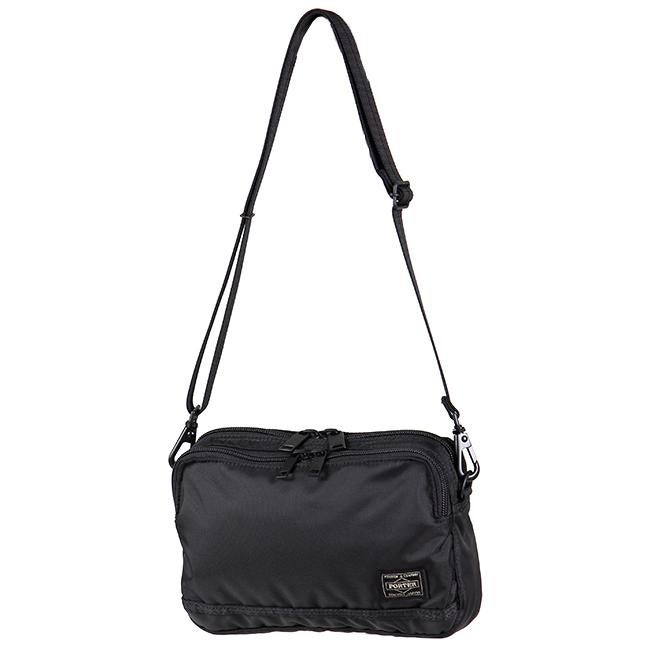 【美品】吉田カバンPORTER ポーター FLASH（Ｓ）　ボディバッグ　黒 PORTER ポーター フラッシュ ウエストバッグ 689-05942 吉田カバン