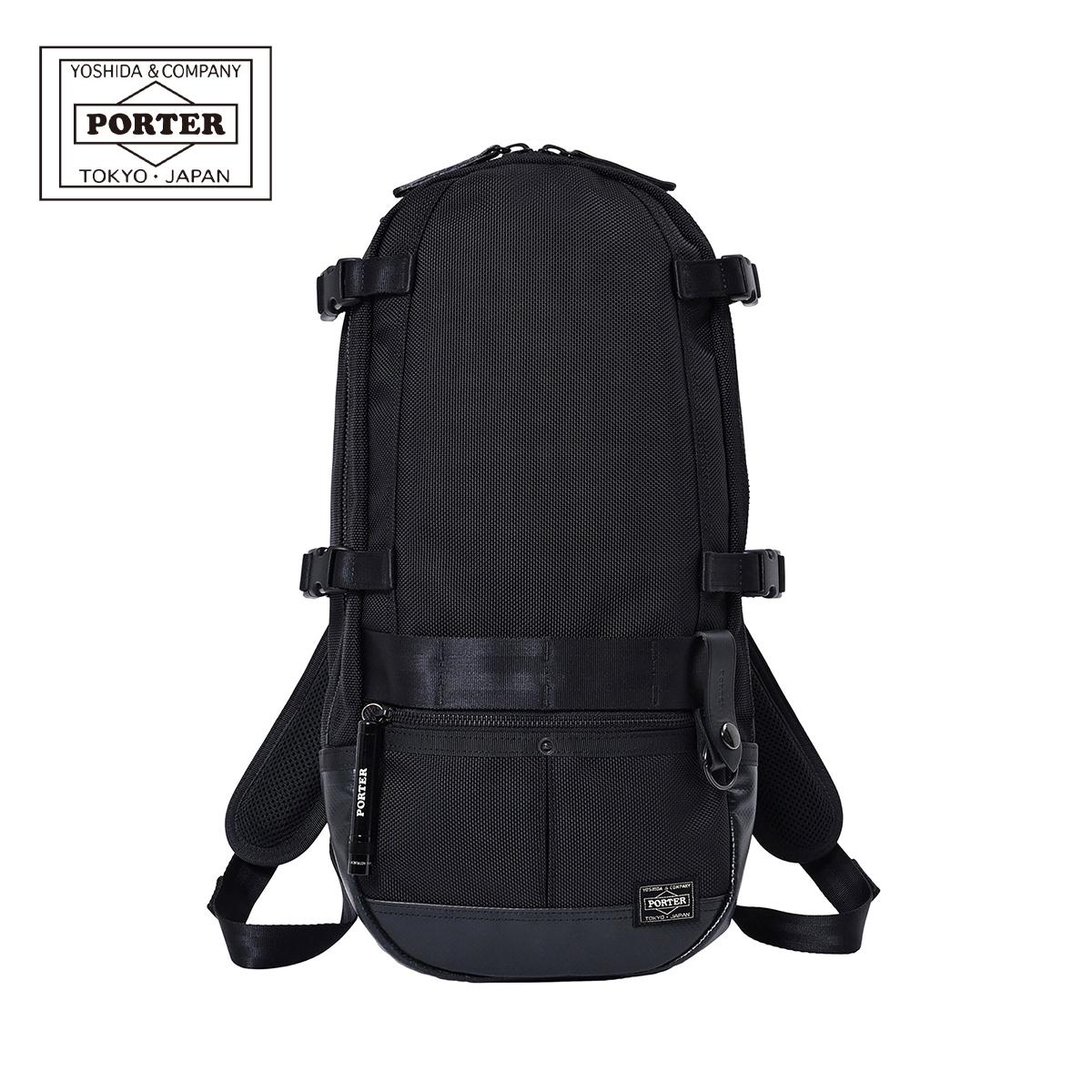 PORTER (ポーター) リュック バックパック ブラック PORTER ポーター ガード デイパック 033-05060 吉田カバン 本革 レザー