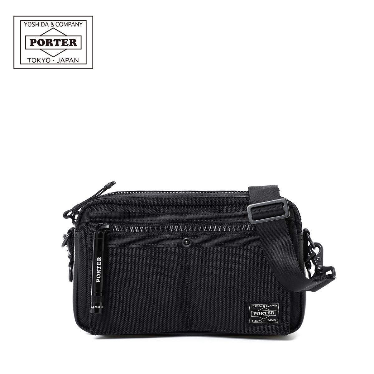 PORTER ポーター ナイロン ボディ バッグ ブラック 吉田カバン PORTER ボディバッグ/ウエストバッグ - 吉田カバン［PORTER