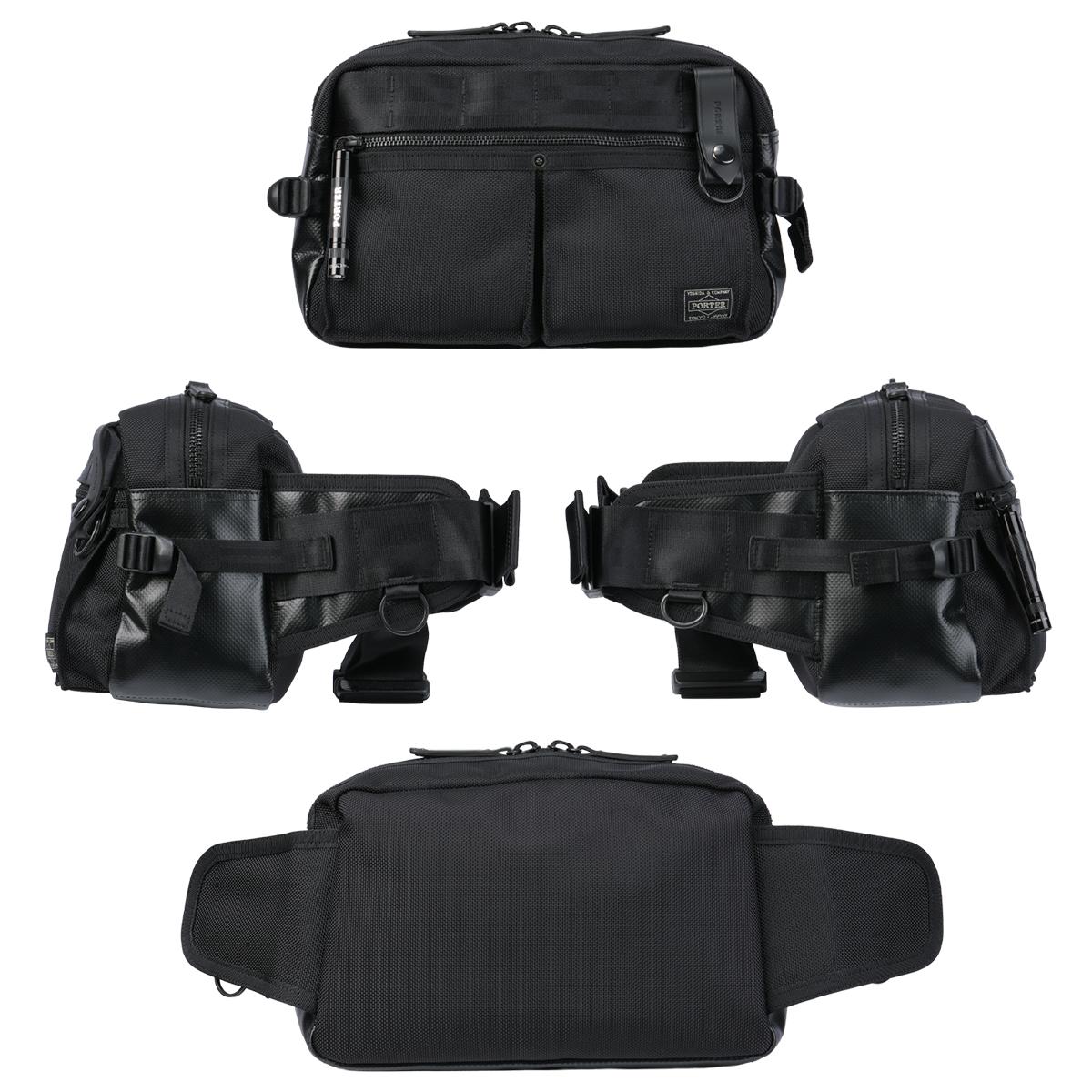 【美品】ポーター ヒート ウエストバッグ ブラック HEAT(ヒート) WAIST BAG | 吉田カバンホームページ | YOSHIDA & Co.