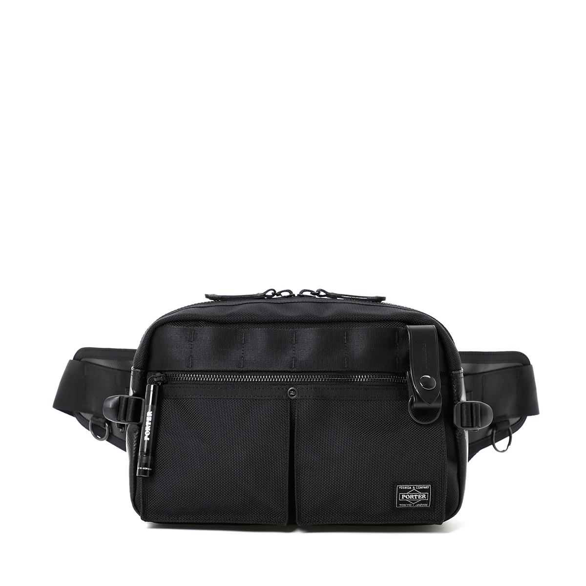 PORTER ポーター コンパート　ウエストバック　ショルダーバック　極美品 PORTER ポーター コンパート ウエストバッグ 538-16167 ボディバッグ