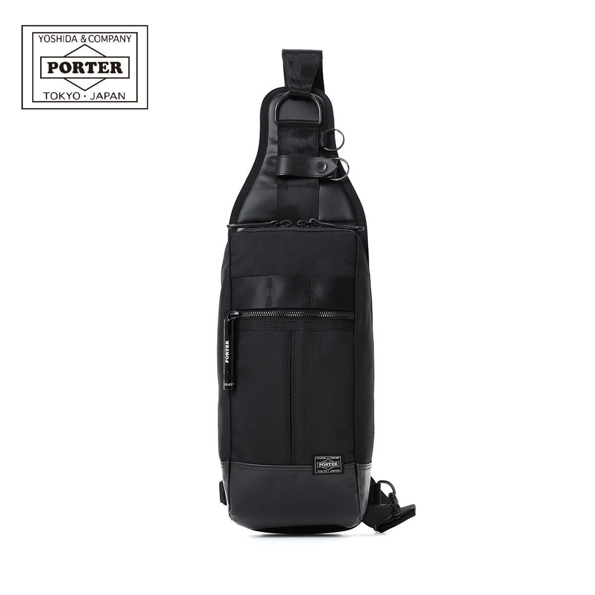 ヒ*シ様 吉田カバン PORTER ブラック スリング ショルダーバッグ ボディ ポーター ヒート スリングショルダーバッグ 703-08000 PORTER HEAT