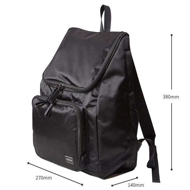 PORTER ブラックバックパック　リュック ポーター プラン リュックサック 728-08703 PORTER PLAN 吉田カバン
