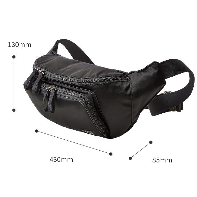 ポーター　ボディバック　ウエストポーチ　黒　プラン　吉田カバン PLAN（PORTER） ポーター プラン ウエストバッグ 728-08711 PORTER