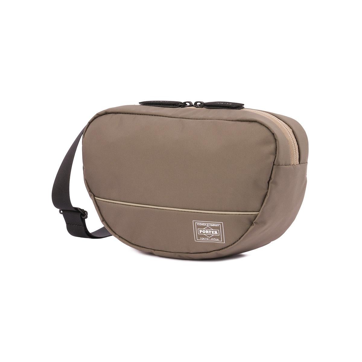 ポーター ショルダーバッグ ナイロン ロゴ カーキ ムース ハーフムーン e28 PORTER ポーター ムース ショルダーバッグ(L) 751-29874 吉田カバン