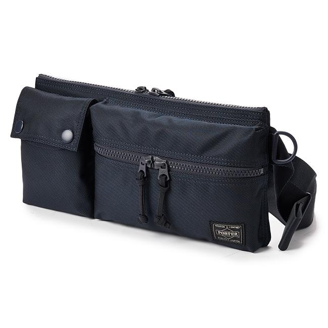 PORTER ブラックボディバッグ・ウエストポーチ PORTER ポーター オール ウエストバッグ 502-05961 吉田カバン ALL
