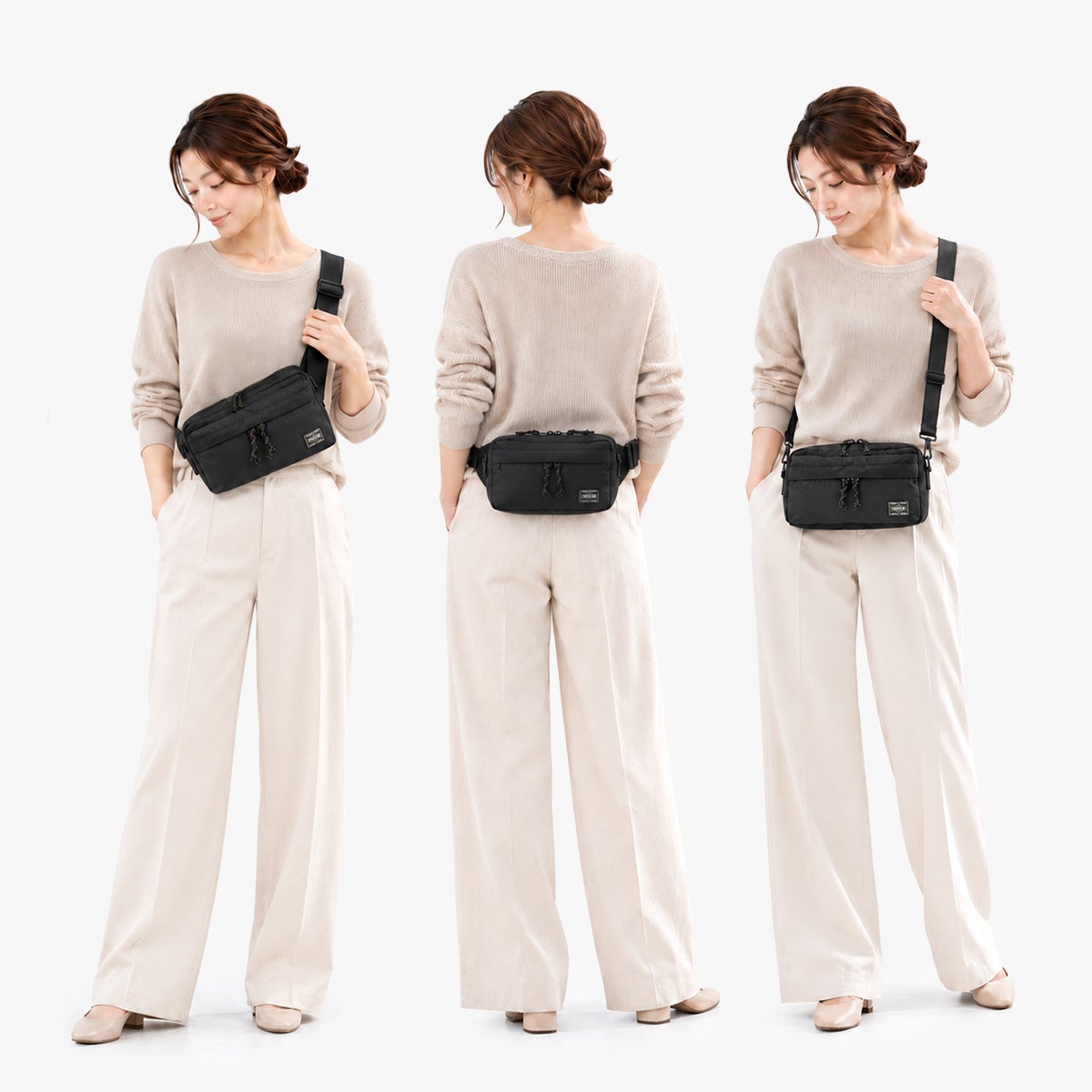 ポーター フォース 2WAYウエストバッグ 855-07501