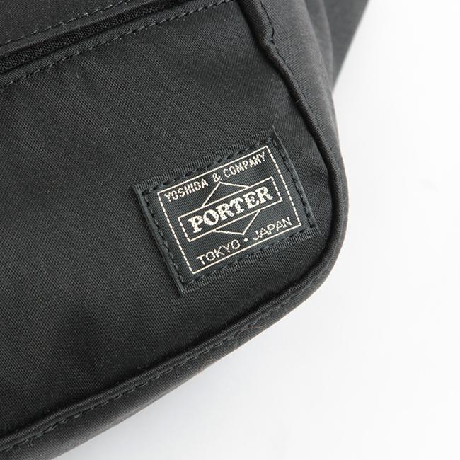PORTER×B印 YOSHIDA ウエストバッグ ケミカルウォッシュ 黒 FORCE(フォース) 2WAY WAIST BAG | 吉田カバンホームページ | YOSHIDA