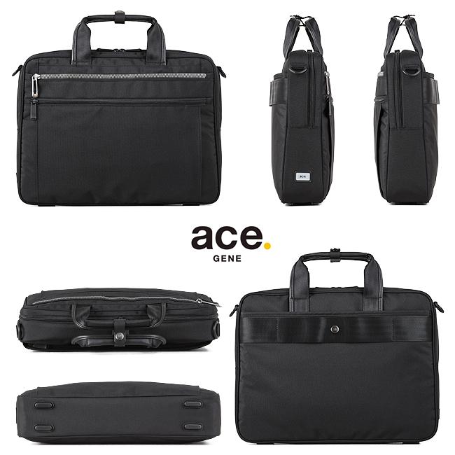 5年保証 エースジーン ビジネスバッグ ショルダー A4 PC 13インチ ace