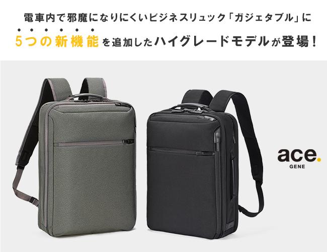 【美品】ace.GENE リュック ガジェタブル ランバス2 A4 13L ace. GENE LABEL 最大51% 5/10限定 エース ジーン ビジネスリュック