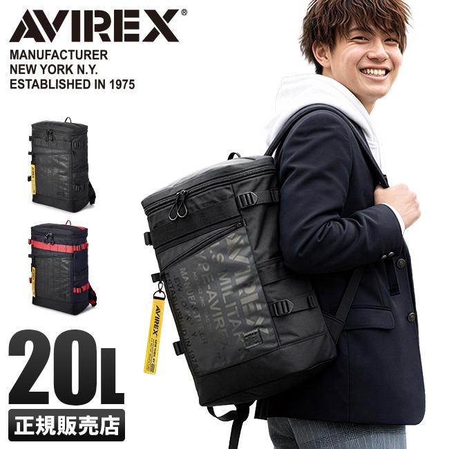 アヴィレックス アビレックス バッグ リュック 20L スクエア ボックス