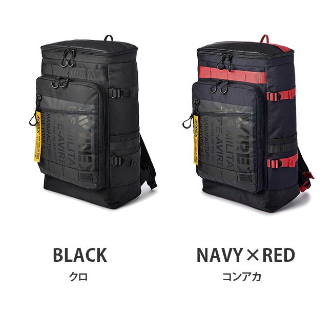 アヴィレックス アビレックス リュック 30L ボックス型 AVIREX AVX598