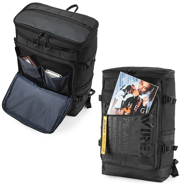 アヴィレックス アビレックス リュック 30L ボックス型 AVIREX AVX598