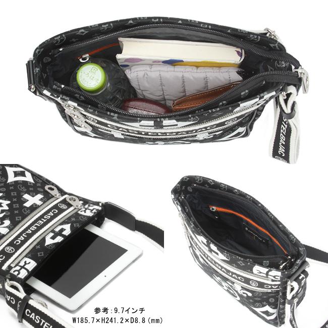 カステルバジャック ニース ショルダーバッグ モノグラム B5