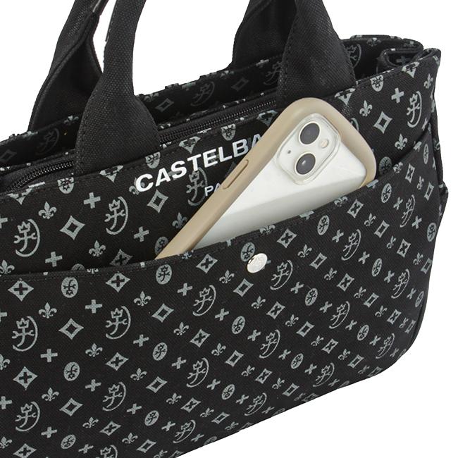 【極美品】カステルバジャック ニース ミニトートバッグ 038511 ブラック CASTELBAJAC（カステルバジャック） バッグミニトート Nice ニース