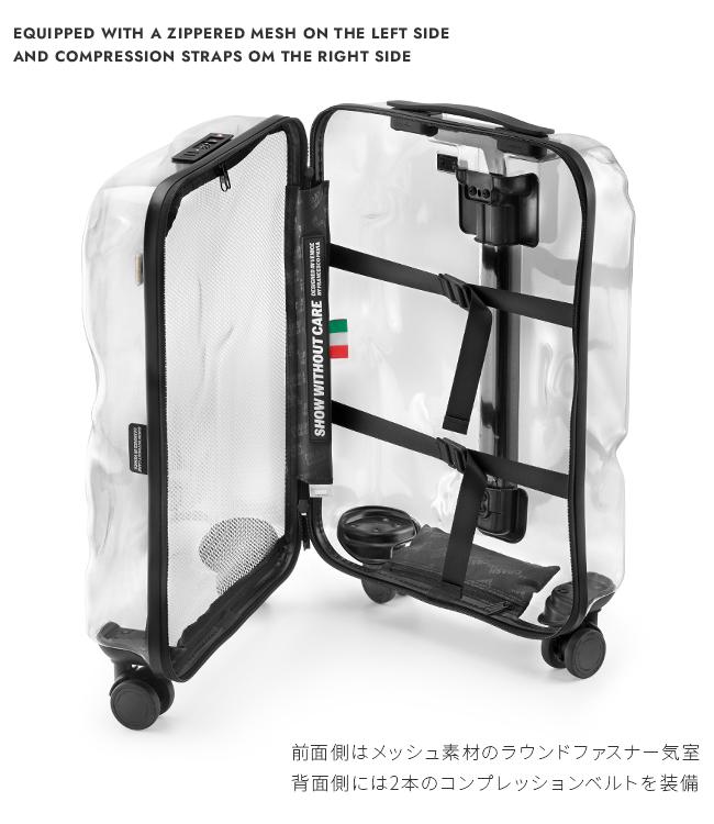 日本正規品 5年保証】クラッシュバゲージ スーツケース 機内持ち込み S