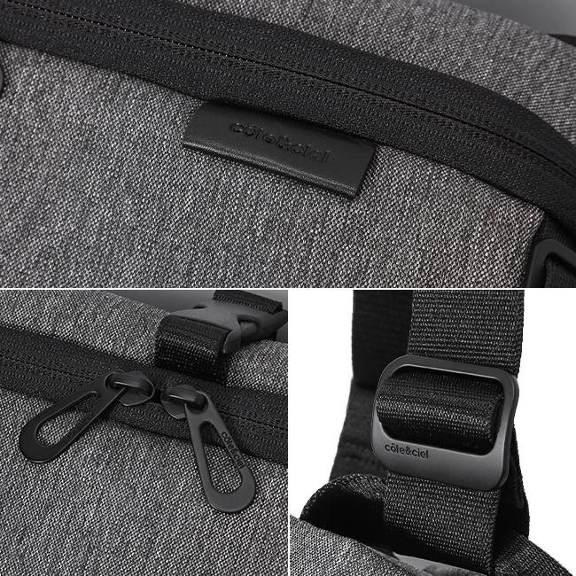 【美品】Cote&Ciel RISS ECO YARN ボディバッグ cote&ciel - RISS - ECO YARN Black - メッセンジャー / ボディバッグ