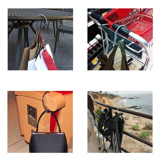 メール便選択で送料無料 クリッパ バッグハンガー