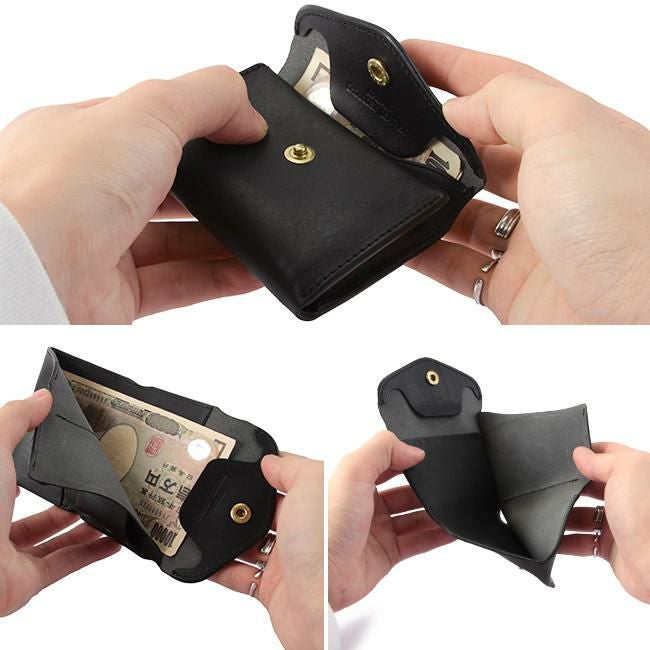 クランプ イタリアシュリンクレザー 三つ折り財布 Cramp cr-170