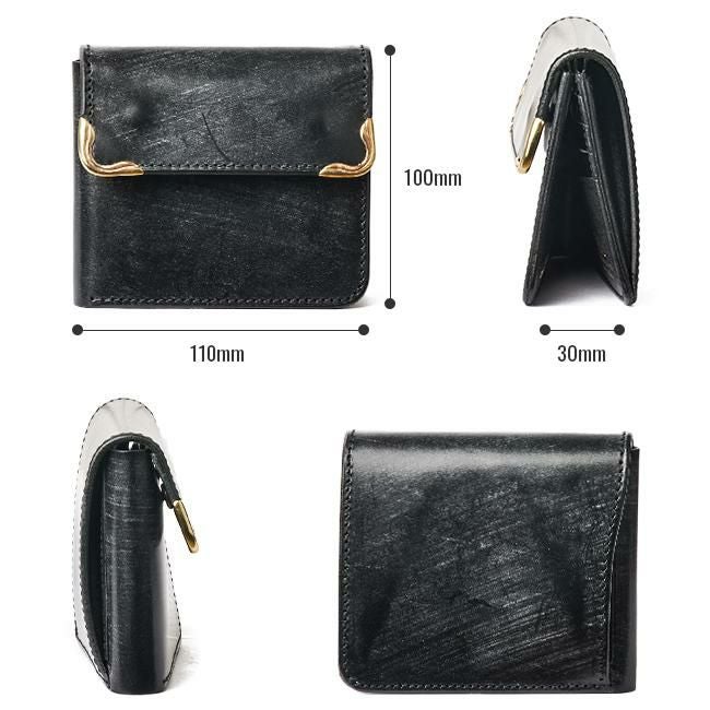 クランプ UKブライドルレザー 二つ折り財布 Cramp cr-915