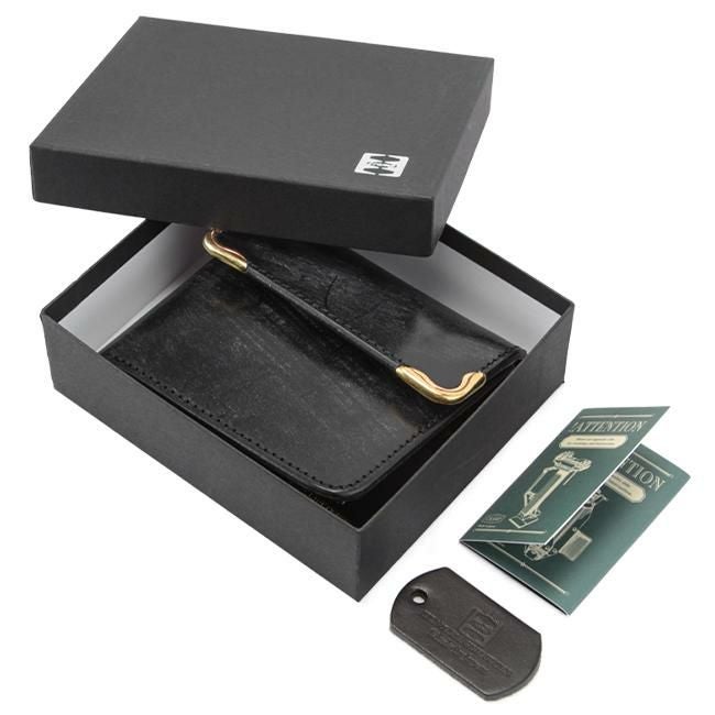 クランプ UKブライドルレザー 二つ折り財布 Cramp cr-915