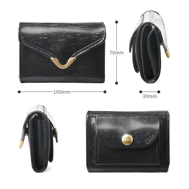 クランプ UKブライドルレザー 三つ折り財布 Cramp cr-920