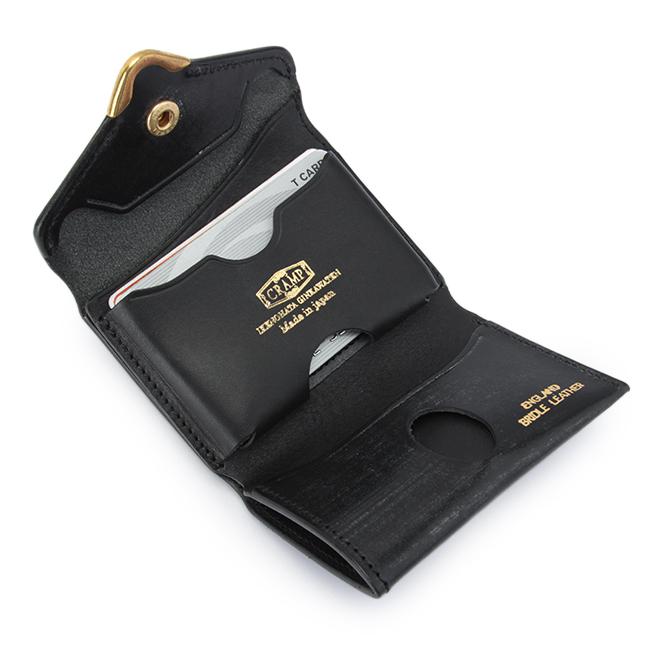 クランプ UKブライドルレザー 三つ折り財布 Cramp cr-920