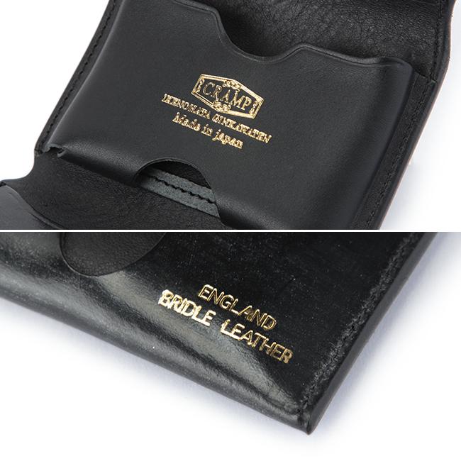 クランプ UKブライドルレザー 三つ折り財布 Cramp cr-920