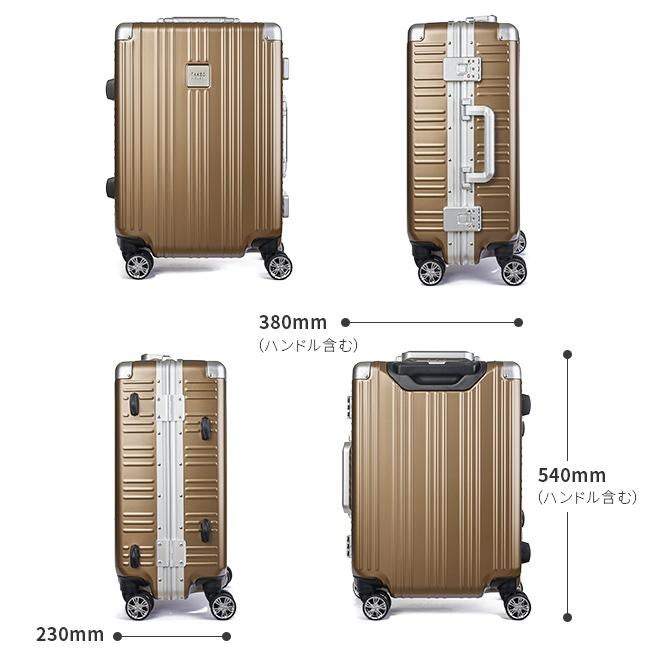 タケオキクチ スーツケース 機内持ち込み Sサイズ 36L フレームタイプ